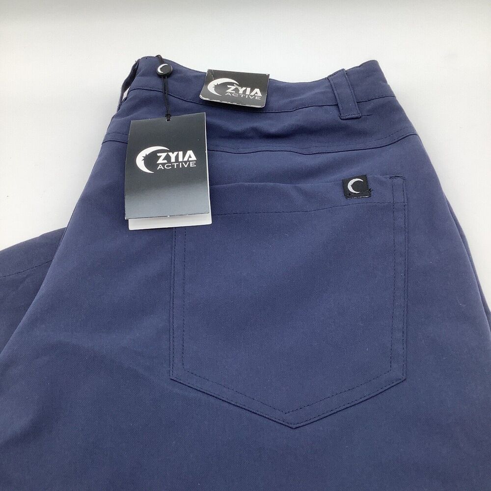 Zyia Active Mens Navy Metro Pants Size Medium NWT‎